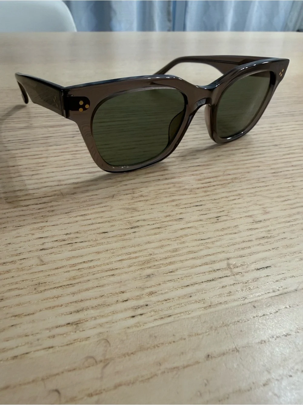 RAEN HUXTON SUNGLASSES Sebring Pewter Green